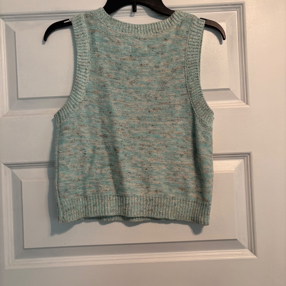 Anthropologie Pilcro Crewneck Sunflower Sweater Vest - Picture 5 of 6